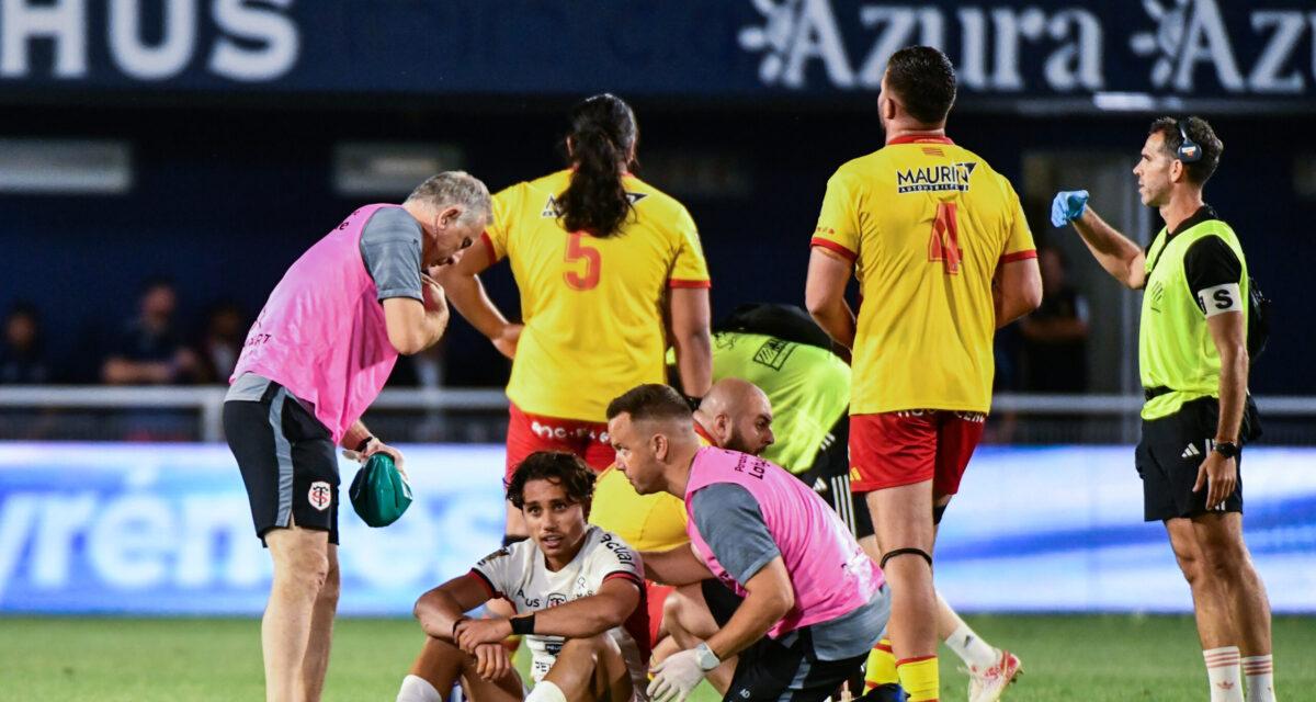 Stade Toulousain : Capuozzo donne rendez-vous aux supporters après sa grave blessure Stade Toulousain : Capuozzo donne rendez-vous aux supporters après sa grave blessure