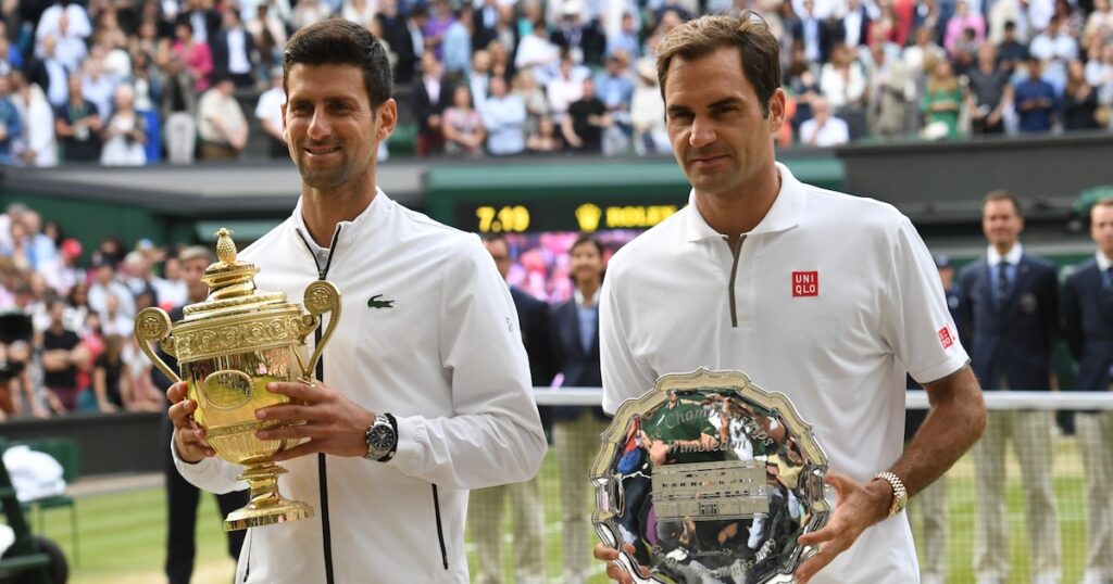 Federer-Djokovic, toujours devant Sinner-Alcaraz Federer-Djokovic, toujours devant Sinner-Alcaraz