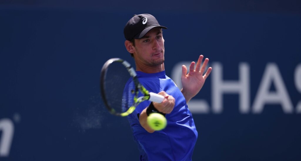 Valentin Royer, après sa victoire contre Andrey Rublev : « Je n’ai pas mis que des coups gagnants sur les lignes avec les yeux fermés » Valentin Royer, après sa victoire contre Andrey Rublev : « Je n’ai pas mis que des coups gagnants sur les lignes avec les yeux fermés »