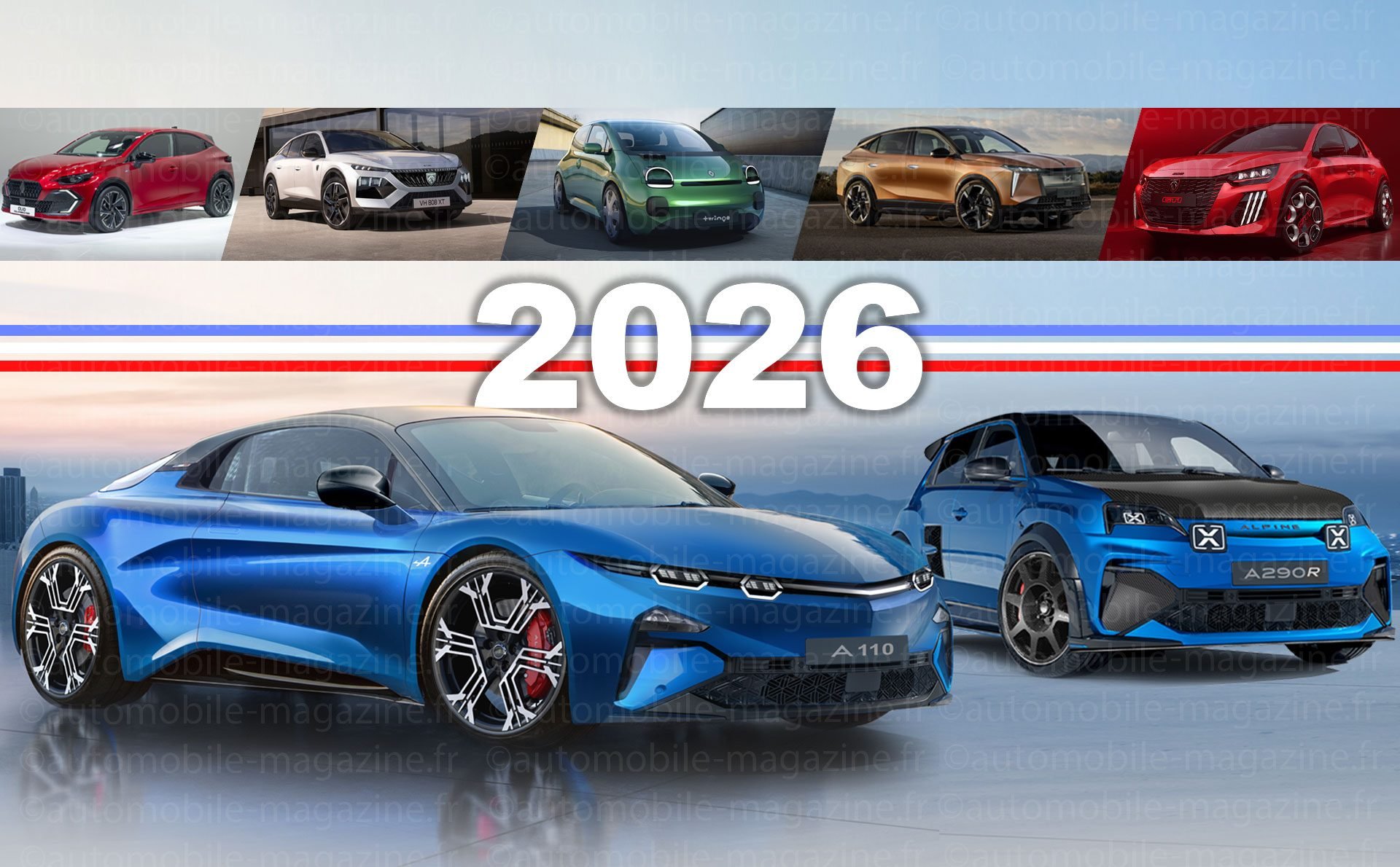 Toutes les nouvelles voitures françaises attendues en 2026 Toutes les nouvelles voitures françaises attendues en 2026