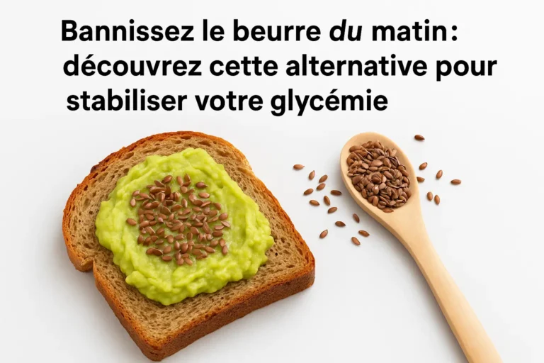 Bannissez le beurre du matin : découvrez cette alternative naturelle pour stabiliser votre glycémie