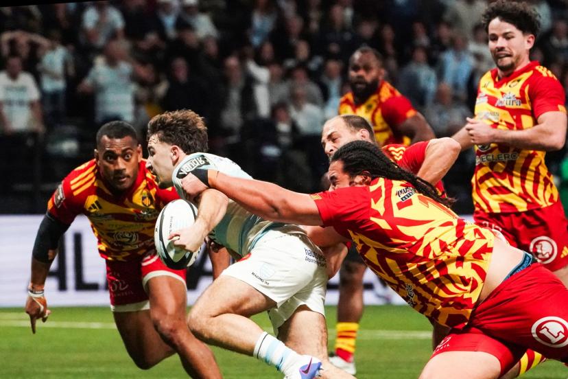 Léo Carbonneau, l'histoire du sauvetage d'un poids-plume face au colosse Posolo Tuilagi à la fin de Racing-Perpignan