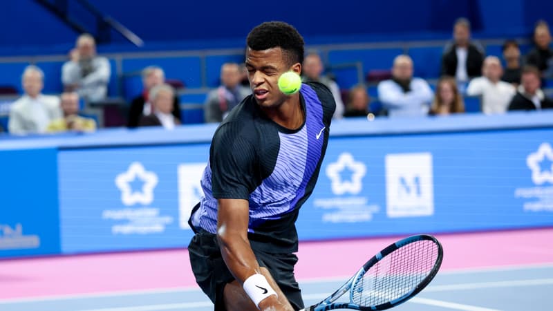 La poisse de Giovanni Mpetshi Perricard, qui abandonne après s'être envoyé la balle dans l'oeil