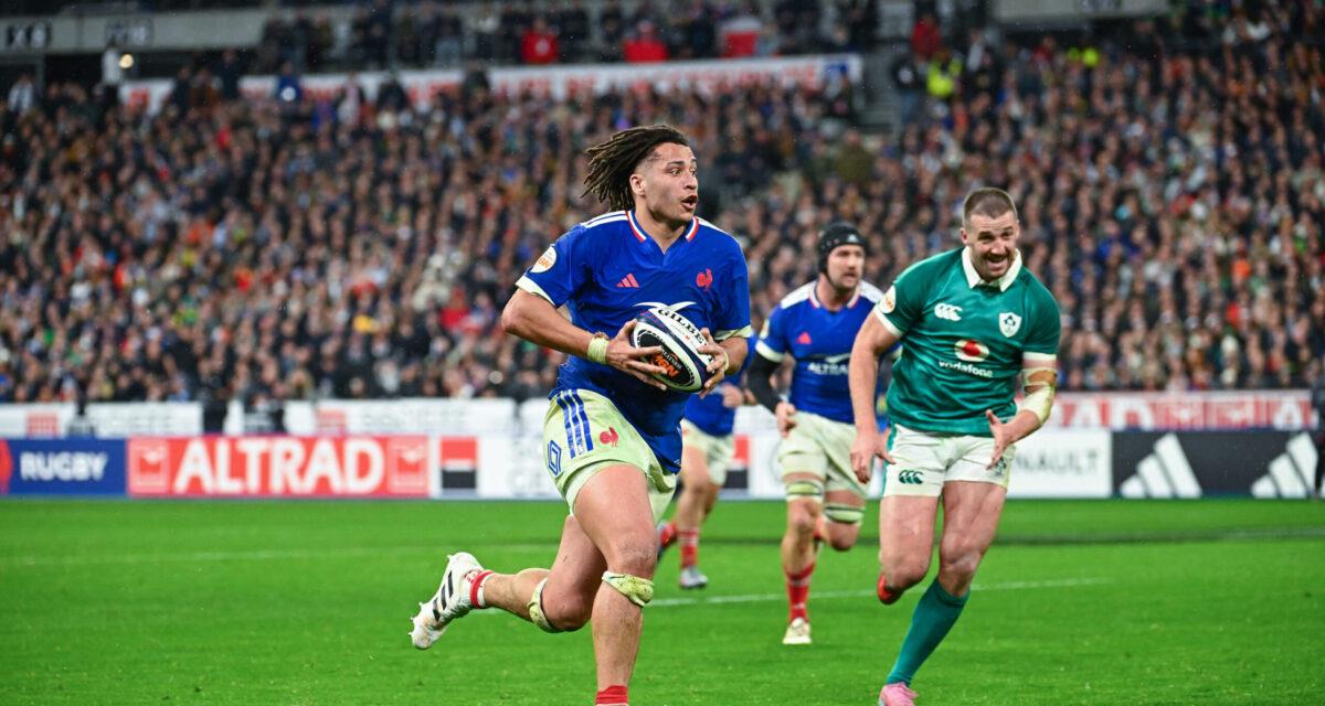 XV de France : Jalibert, Nouchi, Guillard, Depoortere…ces Bleus ont marqué des points face à l’Irlande