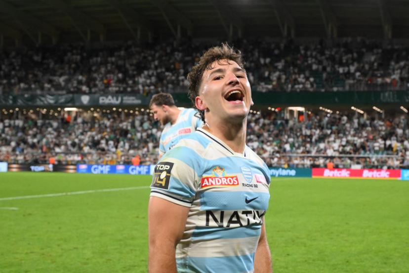 Léo Carbonneau, le Palois d'origine qui s'est mué en bourreau de la Section pour qualifier le Racing en demi-finales du Top 14