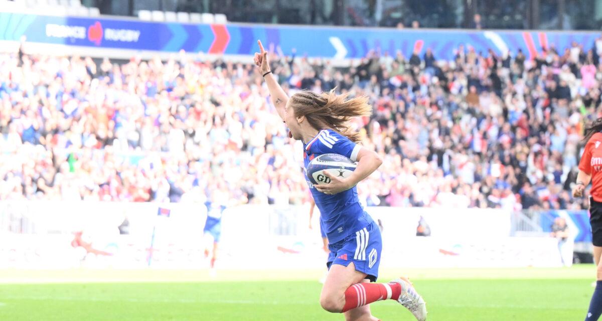 VIDEO – L’essai de 80m exceptionnel des Bleues pour prendre les devants face à l’Angleterre