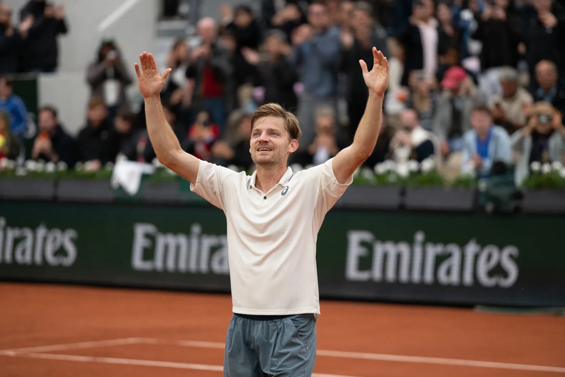 « Je suis super fier d’avoir reçu cet hommage » : Goffin réagit à ses adieux à Roland-Garros