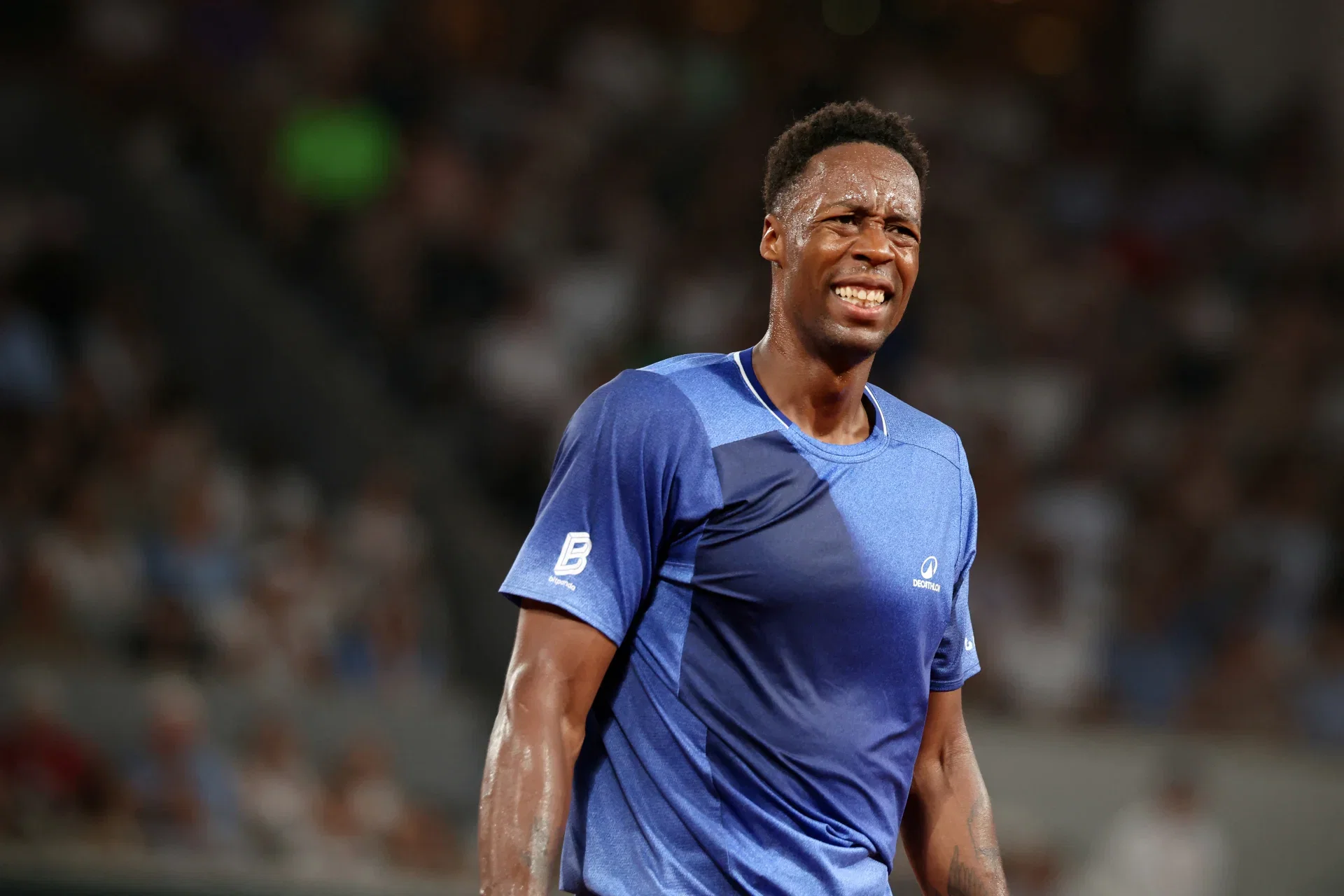 Fin cruelle pour Monfils à Roland-Garros, qui s’incline malgré une belle remontée contre Gaston